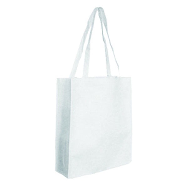 Non Woven Bags With Full Gusset TB003 | White